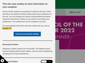 'eastleigh.gov.uk' screenshot