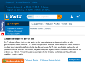 'forit.ro' screenshot