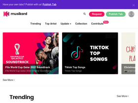 'musikord.com' screenshot