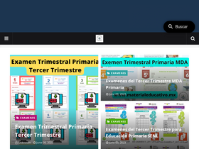 'materialeducativo.mx' screenshot