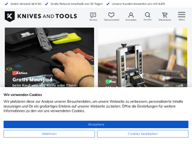 'knivesandtools.de' screenshot