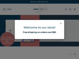 abamerch.com homepage screenshot