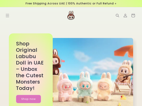 LABUBU UAE website screenshot