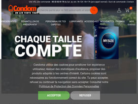 'condomz.fr' screenshot