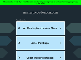 Masterpiece London homepage screenshot