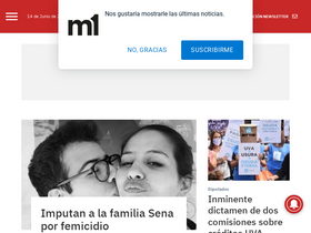 'minutouno.com' screenshot