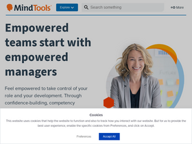 'mindtools.com' screenshot