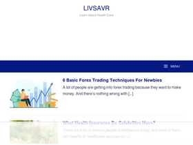 'livsavr.co' screenshot