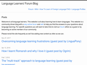 'language-learners.org' screenshot