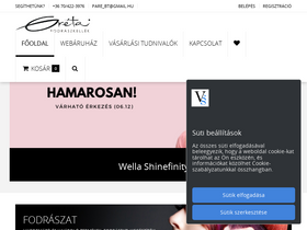 'szaloncikk.hu' screenshot