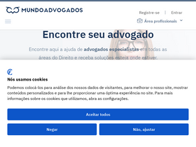 'mundoadvogados.com.br' screenshot