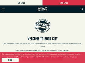 'rock-city.co.uk' screenshot