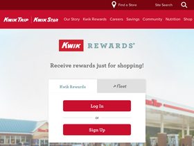 'kwikrewards.com' screenshot