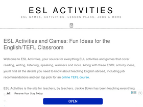 'eslactivity.org' screenshot