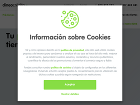 'dineo.es' screenshot