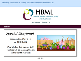 'hbmlibrary.org' screenshot