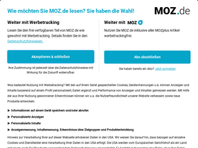 'moz.de' screenshot