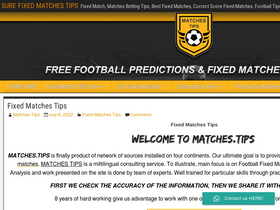 'matches.tips' screenshot