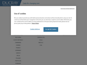 'ducray.com' screenshot