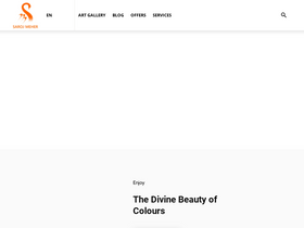 'sarojmeher.com' screenshot