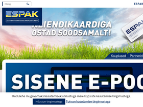 'espak.ee' screenshot