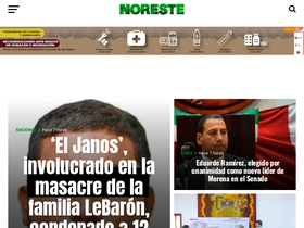'noreste.net' screenshot