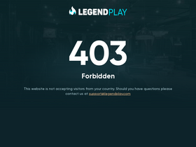 'legendplay.com' screenshot