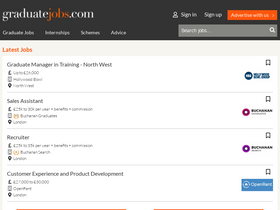'graduate-jobs.com' screenshot