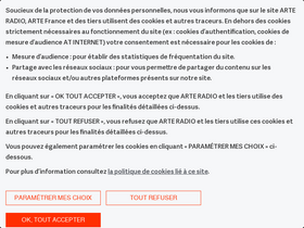 'arteradio.com' screenshot