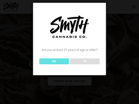 'smythcannabis.com' screenshot