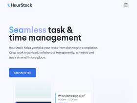 'hourstack.com' screenshot