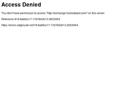 exchange.homedepot.com
