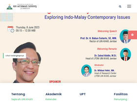 'uinkhas.ac.id' screenshot