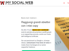 'mysocialweb.it' screenshot