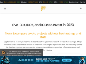 'cryptototem.com' screenshot