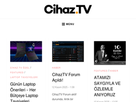 'cihaz.tv' screenshot