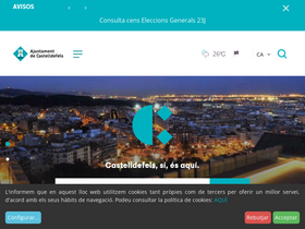 'castelldefels.org' screenshot