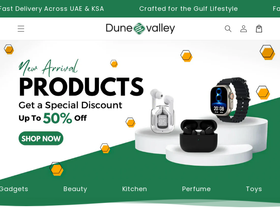 dunevalley.store homepage screenshot
