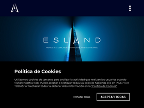 'premiosesland.com' screenshot