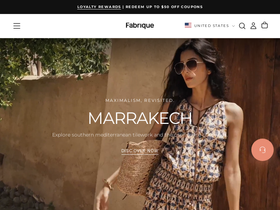 Fabrique homepage screenshot