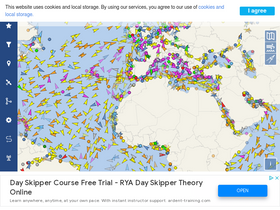 'vesselfinder.com' screenshot