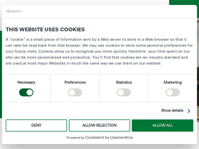 'residenthotels.com' screenshot