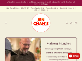 jenchans.com homepage screenshot