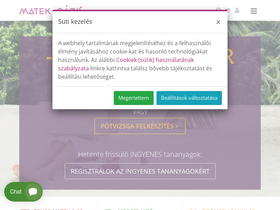 'potvizsga.matekmindenkinek.hu' screenshot