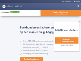'e-boekhouden.nl' screenshot