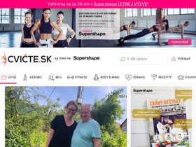 'cvicte.sk' screenshot