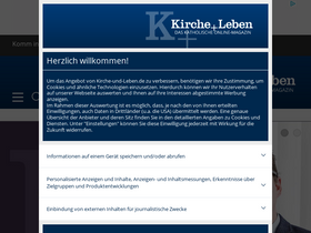 'kirche-und-leben.de' screenshot
