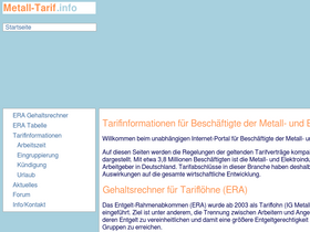 'metall-tarif.info' screenshot