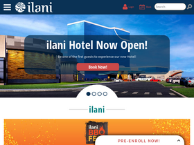 'ilaniresort.com' screenshot