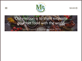 m5corporation.com homepage screenshot